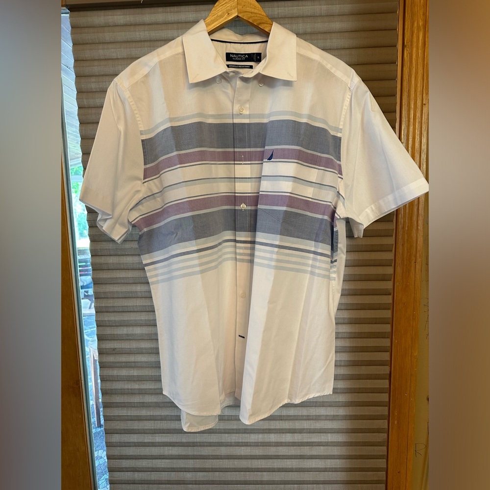 Nautica button down xl short sleeve shirt